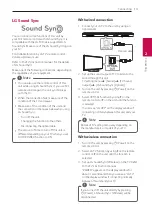 Предварительный просмотр 13 страницы LG MusicFlow DSH8 Owner'S Manual