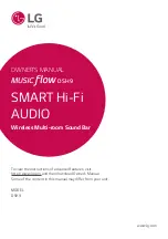 Preview for 1 page of LG MUSICflow DSH9 Owner'S Manual