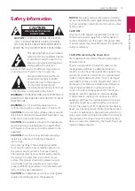 Preview for 3 page of LG MUSICflow DSH9 Owner'S Manual