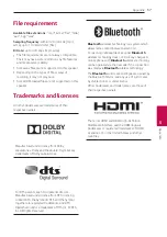 Preview for 67 page of LG MUSICflow DSH9 Owner'S Manual