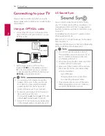 Предварительный просмотр 16 страницы LG MUSICFLOW LAS751M Owner'S Manual