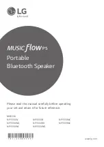 LG MusicFlow P5  NP5550WL Manual preview