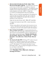 Preview for 164 page of LG Muziq Phone User Manual