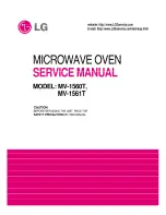 LG MV-1560T Service Manual предпросмотр