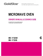 LG MV-1725B Owner'S Manual & Cooking Manual preview