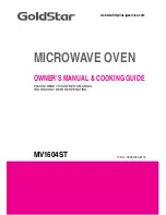 LG MV1604ST Owner'S Manual & Cooking Manual preview