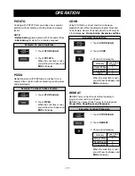 Preview for 17 page of LG MV1604ST Owner'S Manual & Cooking Manual