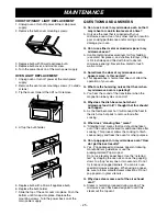 Preview for 25 page of LG MV1608BB Owner'S Manual