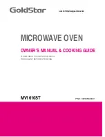 LG MV1610ST Owner'S Manual & Cooking Manual предпросмотр