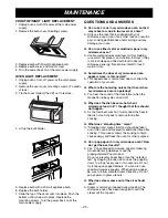 Preview for 25 page of LG MV1611WW Owner'S Manual