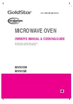 LG MV1615B Owner'S Manual & Cooking Manual предпросмотр