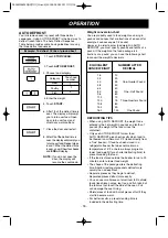 Preview for 18 page of LG MV1615B Owner'S Manual & Cooking Manual