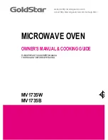 LG MV1735B Owner'S Manual & Cooking Manual предпросмотр