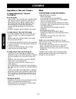 Preview for 16 page of LG MVH1615WW Owner'S Manual & Cooking Manual