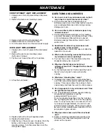 Preview for 21 page of LG MVH1615WW Owner'S Manual & Cooking Manual