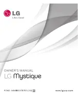 LG Mystique MMBB0378701 Owner'S Manual предпросмотр