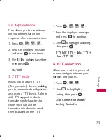 Preview for 81 page of LG Mystique UN610 Owner'S Manual