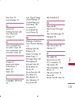 Preview for 125 page of LG Mystique UN610 Owner'S Manual