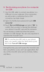 Preview for 14 page of LG myTouch User Manual