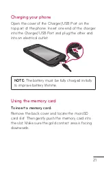 Preview for 21 page of LG myTouch User Manual