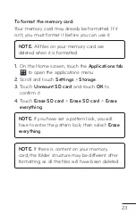 Preview for 23 page of LG myTouch User Manual