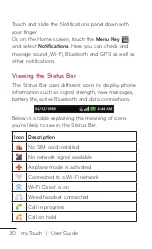 Preview for 30 page of LG myTouch User Manual