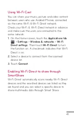 Preview for 41 page of LG myTouch User Manual