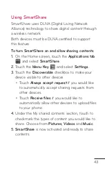 Preview for 43 page of LG myTouch User Manual