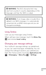 Preview for 53 page of LG myTouch User Manual
