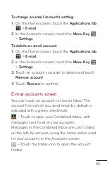 Preview for 55 page of LG myTouch User Manual