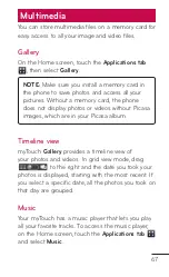 Preview for 67 page of LG myTouch User Manual