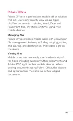 Preview for 73 page of LG myTouch User Manual