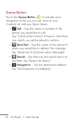 Preview for 74 page of LG myTouch User Manual