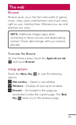 Preview for 75 page of LG myTouch User Manual