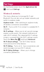 Preview for 80 page of LG myTouch User Manual