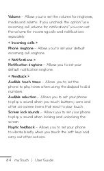 Preview for 84 page of LG myTouch User Manual