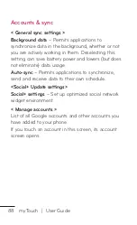 Preview for 88 page of LG myTouch User Manual