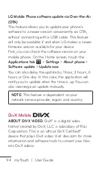 Preview for 94 page of LG myTouch User Manual