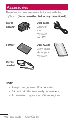 Preview for 96 page of LG myTouch User Manual