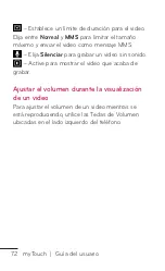 Preview for 220 page of LG myTouch User Manual