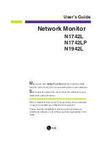 Preview for 1 page of LG N1742LET User Manual