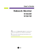 LG N1941W-PF -  - 18.5" LCD Monitor User Manual предпросмотр