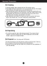 Предварительный просмотр 5 страницы LG N194WHA Owner'S Manual