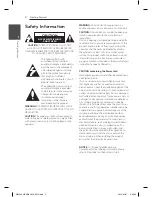 Preview for 2 page of LG NB2540 Owner'S Manual