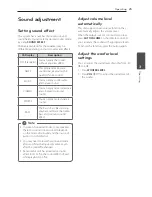 Preview for 25 page of LG NB3540 Owner'S Manual