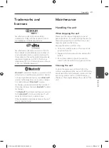 Предварительный просмотр 21 страницы LG NB5630A Owner'S Manual