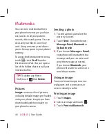 Preview for 260 page of LG New Chocolate BL40 User Manual