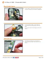 Предварительный просмотр 5 страницы LG Nexus 4 E960 Disassemble Manual