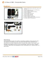 Предварительный просмотр 8 страницы LG Nexus 4 E960 Disassemble Manual