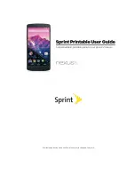 Preview for 1 page of LG Nexus 5 User Manual